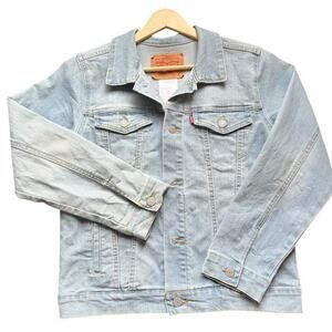Levi's Boys Denim Trucker Jacket Size Medium 10/12 Youth EUC